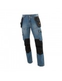 jean genouilleres DENIM blue black MOLINEL / VTB-PRO