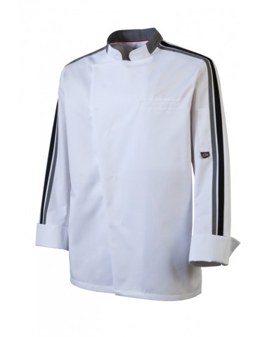 veste homme manches longues GC SCORE blanc/noir/gris